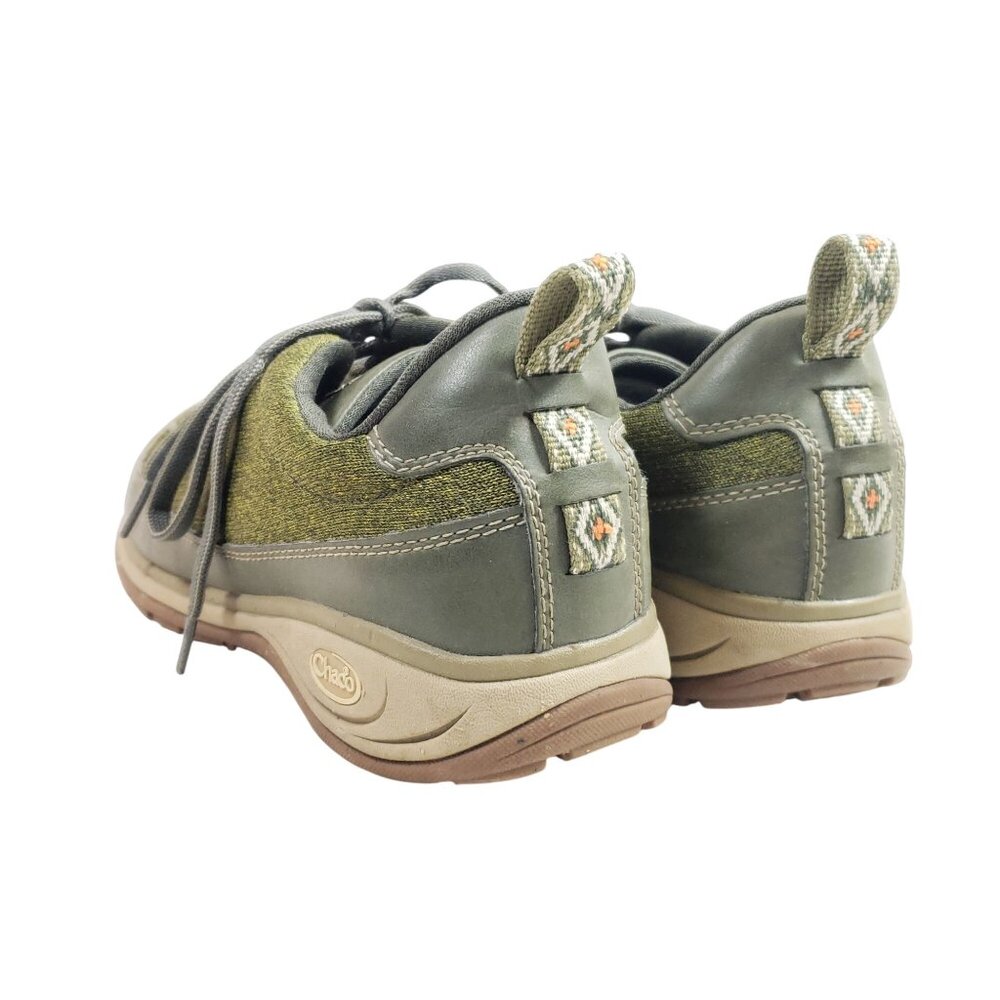 Chaco Womens Size 9.5 Kanarra 2.0 Green Lace-Up Casual Shoes - Picture 4 of 9